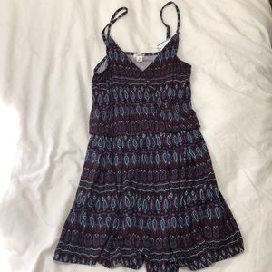 Patterned romper